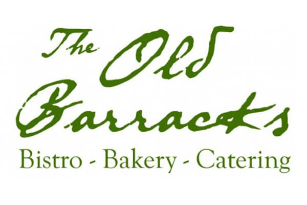 Old Barracks Bakery green and white logo