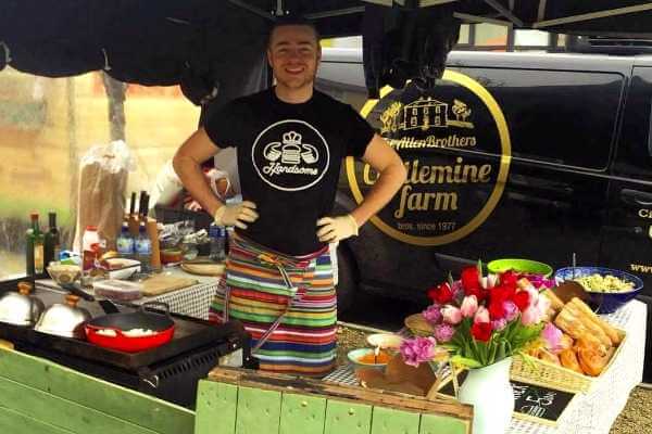 Handsome Burger stall at the market.